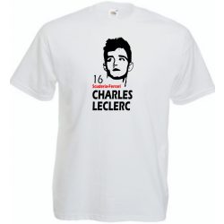 Autóverseny rajongó - Leclerc férfi rövid ujjú póló