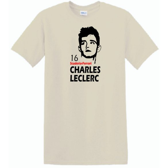 Autóverseny rajongó - Leclerc férfi rövid ujjú póló