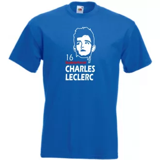 Autóverseny rajongó - Leclerc férfi rövid ujjú póló