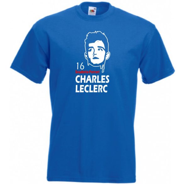 Autóverseny rajongó - Leclerc férfi rövid ujjú póló