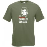 Autóverseny rajongó - Leclerc férfi rövid ujjú póló