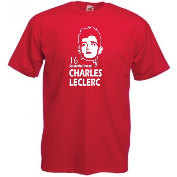 Autóverseny rajongó - Leclerc férfi rövid ujjú póló