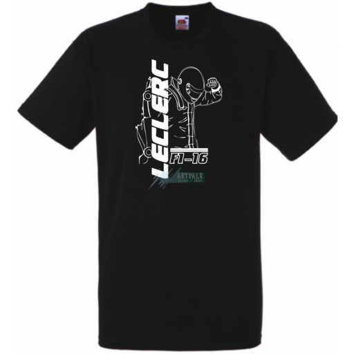 Autóverseny rajongó - Leclerc gyerek rövid ujjú póló