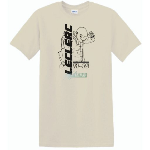 Autóverseny rajongó - Leclerc gyerek rövid ujjú póló