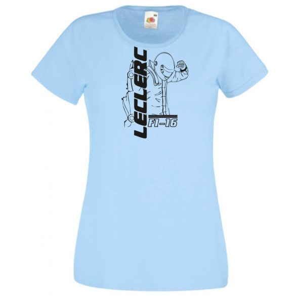 Autóverseny rajongó - Leclerc női rövid ujjú póló