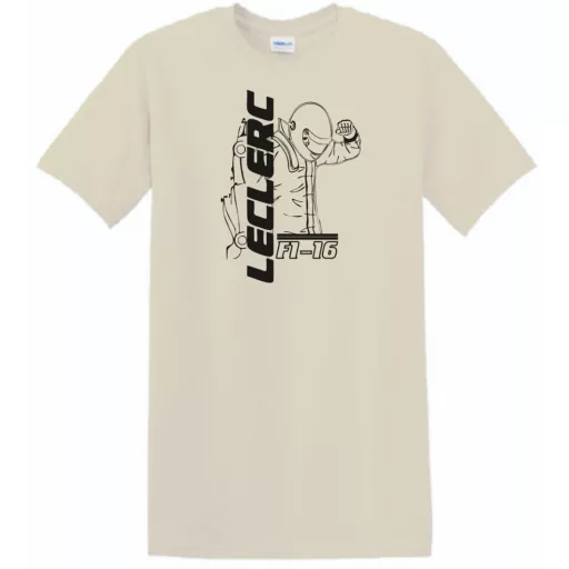 Autóverseny rajongó - Leclerc férfi rövid ujjú póló