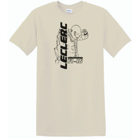 Autóverseny rajongó - Leclerc férfi rövid ujjú póló