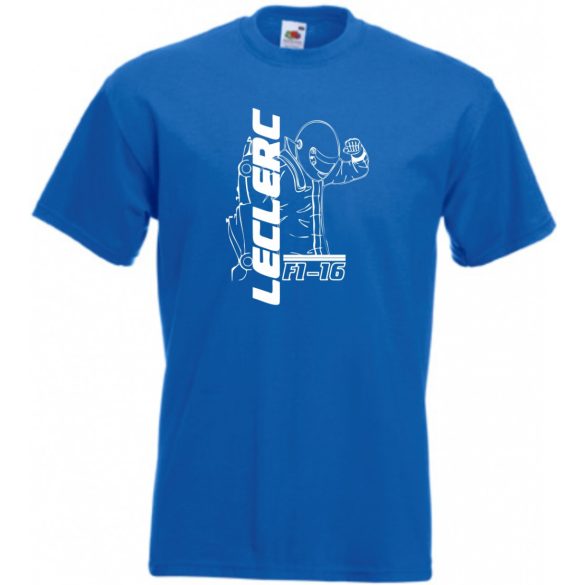 Autóverseny rajongó - Leclerc férfi rövid ujjú póló