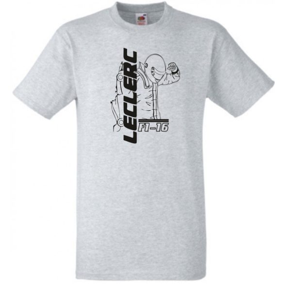 Autóverseny rajongó - Leclerc férfi rövid ujjú póló