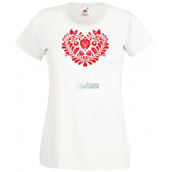 Kalocsai motívumok 04 női rövid ujjú póló