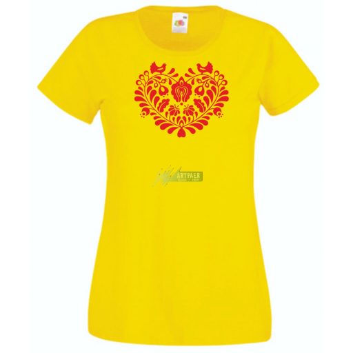 Kalocsai motívumok 04 női rövid ujjú póló