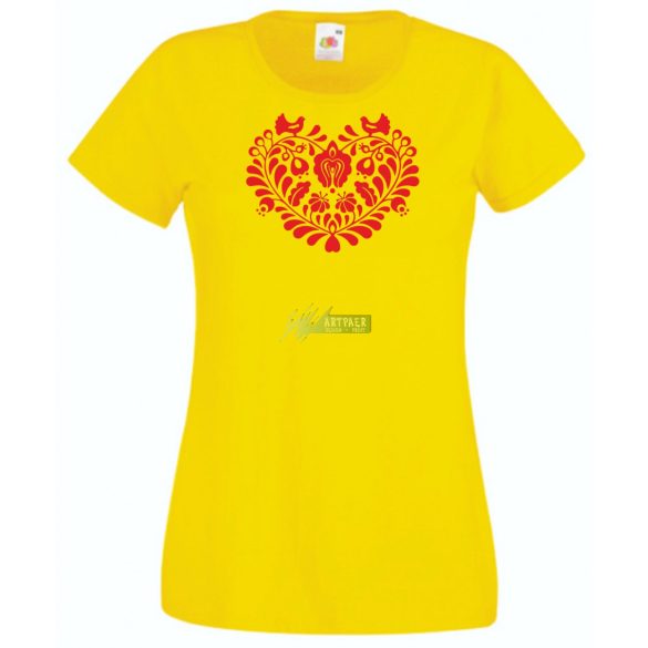 Kalocsai motívumok 04 női rövid ujjú póló