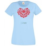 Kalocsai motívumok 04 női rövid ujjú póló