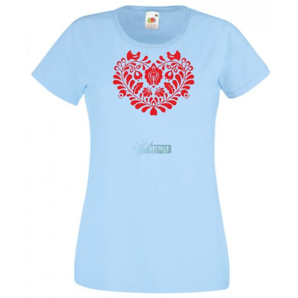 Kalocsai motívumok 04 női rövid ujjú póló