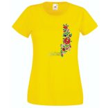 Kalocsai motívumok női rövid ujjú póló