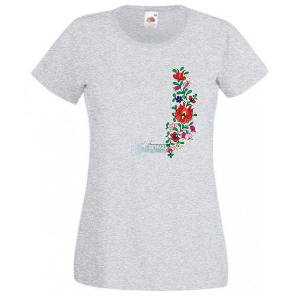Kalocsai motívumok női rövid ujjú póló