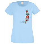 Kalocsai motívumok női rövid ujjú póló