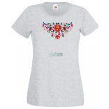 Kalocsai motívumok női rövid ujjú póló