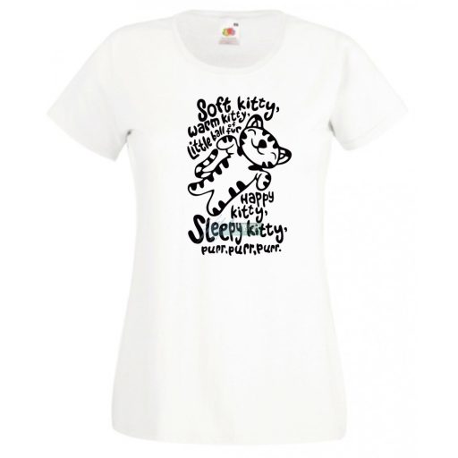 Soft Kitty - Agymenők stílus női rövid ujjú póló