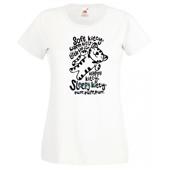 Soft Kitty - Agymenők stílus női rövid ujjú póló
