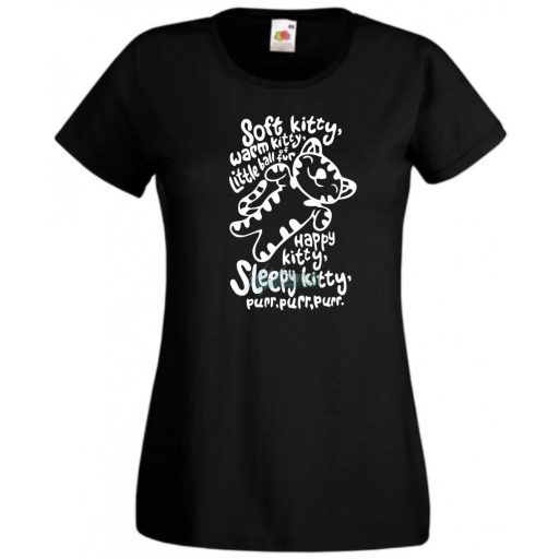 Soft Kitty - Agymenők stílus női rövid ujjú póló