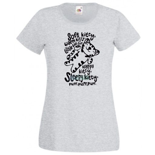 Soft Kitty - Agymenők stílus női rövid ujjú póló