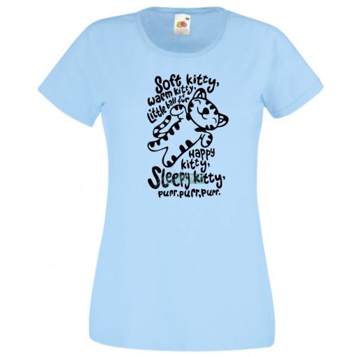 Soft Kitty - Agymenők stílus női rövid ujjú póló