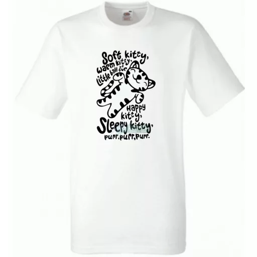Soft Kitty - Agymenők stílus férfi rövid ujjú póló