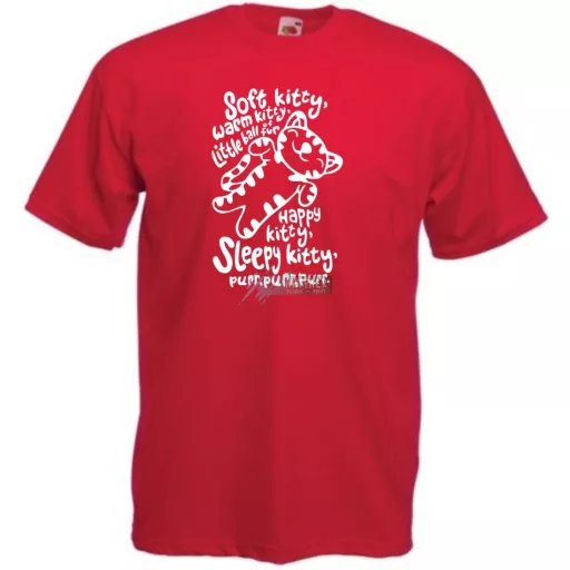 Soft Kitty - Agymenők stílus férfi rövid ujjú póló