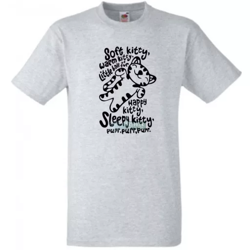 Soft Kitty - Agymenők stílus férfi rövid ujjú póló