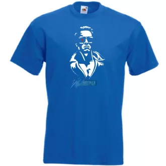 Terminátor stencil férfi rövid ujjú póló