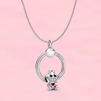   Ezüstözött nyaklánc pandora stílusú kicsi hősök, charm-os medállal