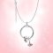 Ezüstözött nyaklánc pandora stílusú kicsi hősök, charm-os medállal