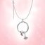 Ezüstözött nyaklánc pandora stílusú kicsi hősök, charm-os medállal