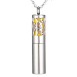 Halacskás aromaterápiás medál, illóolaj tartály, nyaklánc 316L rozsdamentes acél