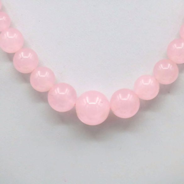 Ásvány nyaklánc rózsakvarc