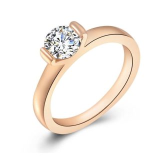 18k aranyozott gyűrű Swiss CZ kristály