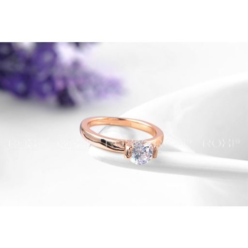 18k aranyozott gyűrű Swiss CZ kristály