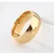 24K aranyozott (Gold Filled) 8 mm klasszikus karikagyűrű