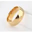 24K aranyozott (Gold Filled) 8 mm klasszikus karikagyűrű