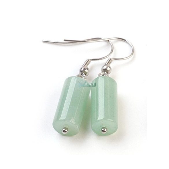 Modern Ásványköves, akasztós fülbevaló (1 pár)