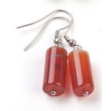 Modern Ásványköves, akasztós fülbevaló (1 pár)