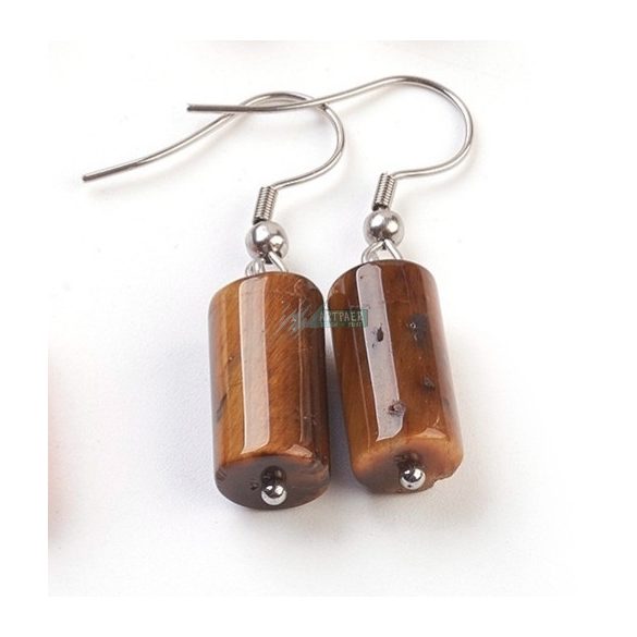 Modern Ásványköves, akasztós fülbevaló (1 pár)