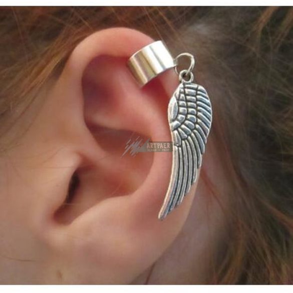 Angyalszárny  hamis piercing fülbevaló fülkagylóra