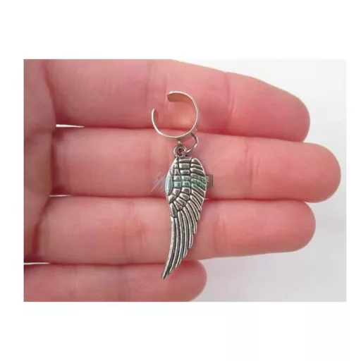 Angyalszárny  hamis piercing fülbevaló fülkagylóra