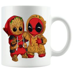 Jelmezes kicsi hősök Groot and Deadpool