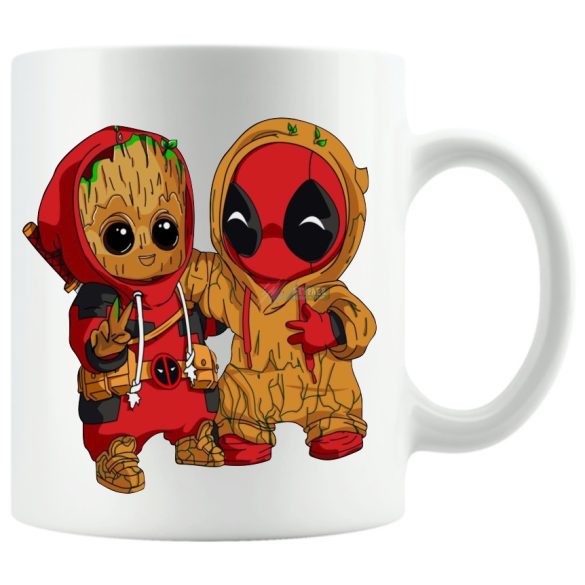 Jelmezes kicsi hősök Groot and Deadpool