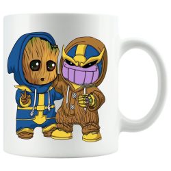 Jelmezes kicsi hősök Groot and Thanos