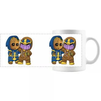 Jelmezes kicsi hősök Groot and Thanos