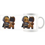 Jelmezes kicsi hősök Groot és kicsi batman